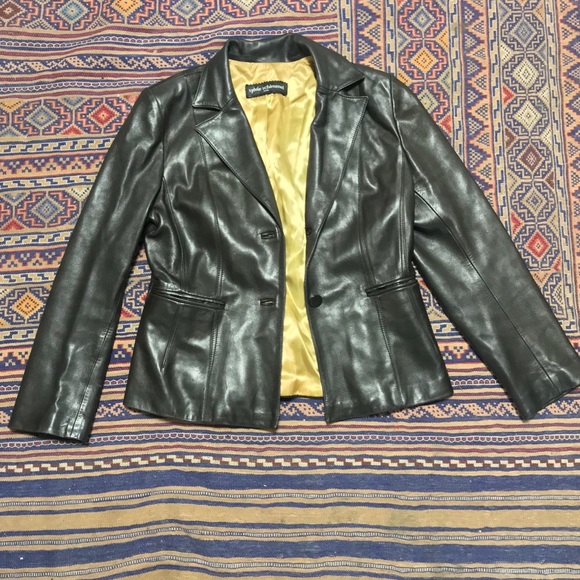 sylvie schimmel leather jacket